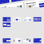 深邃科技，尽显锋芒 极致酷黑炫动蓝紫PPT模板全解析